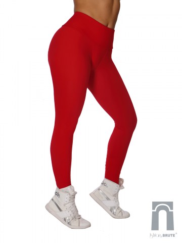 ishtar and brute cheeks legging in red matt spandex 197